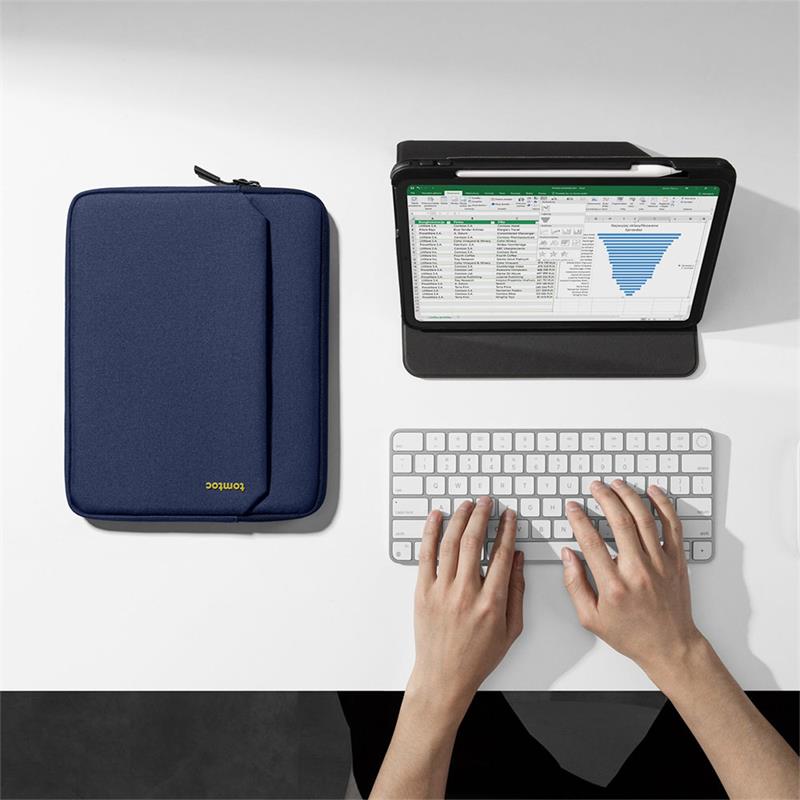 Tomtoc puzdro Light Sleeve pre iPad Pro 12.9" - Navy Blue 