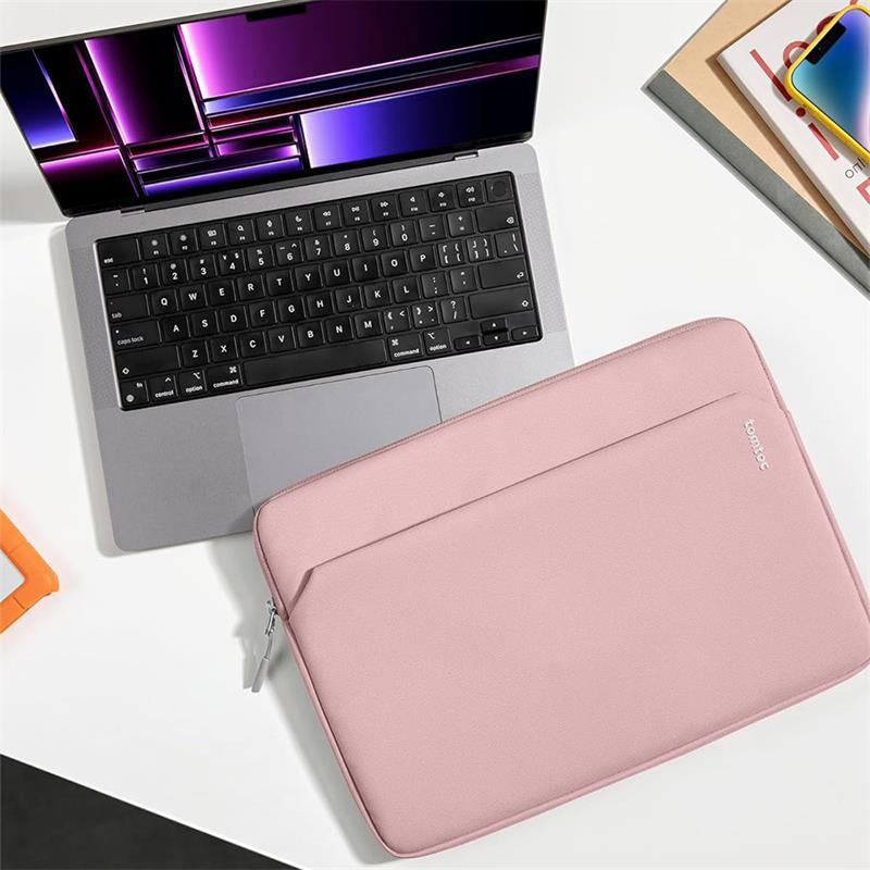Tomtoc puzdro Light Sleeve pre Macbook Pro 14" M1/M2/M3 - Pink 