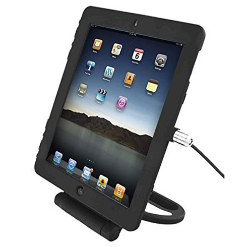 Compulocks iPad Locking Security Cover and Rotating Stand, Black  