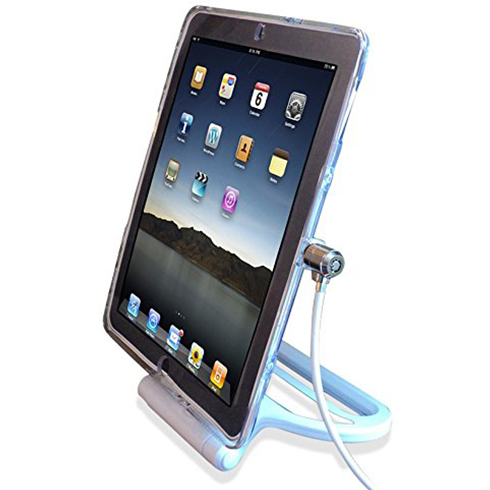 Compulocks iPad Locking Security Cover and Rotating Stand, Clear