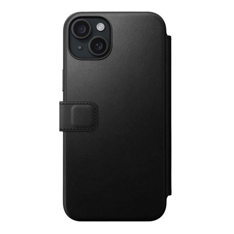Nomad puzdro Modern Leather Folio Magsafe pre iPhone 15 Plus - Black 