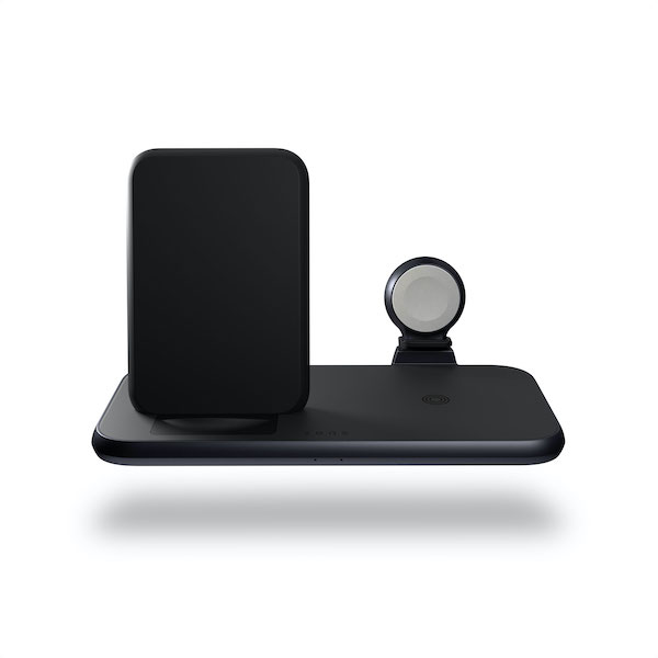 ZENS Aluminium 4 in 1 Stand Wireless Charger with 45W USB PD Black *Vystavený* 