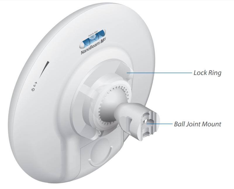 Ubiquiti airMAX   NanoBeam M5 16dBi //poškozený obal// 