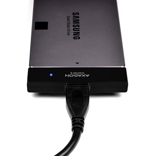 AXAGON ADSA-1S6, USB 3.0 - SATA 6G UASP HDD adaptér vr. 2.5" púzdra 
