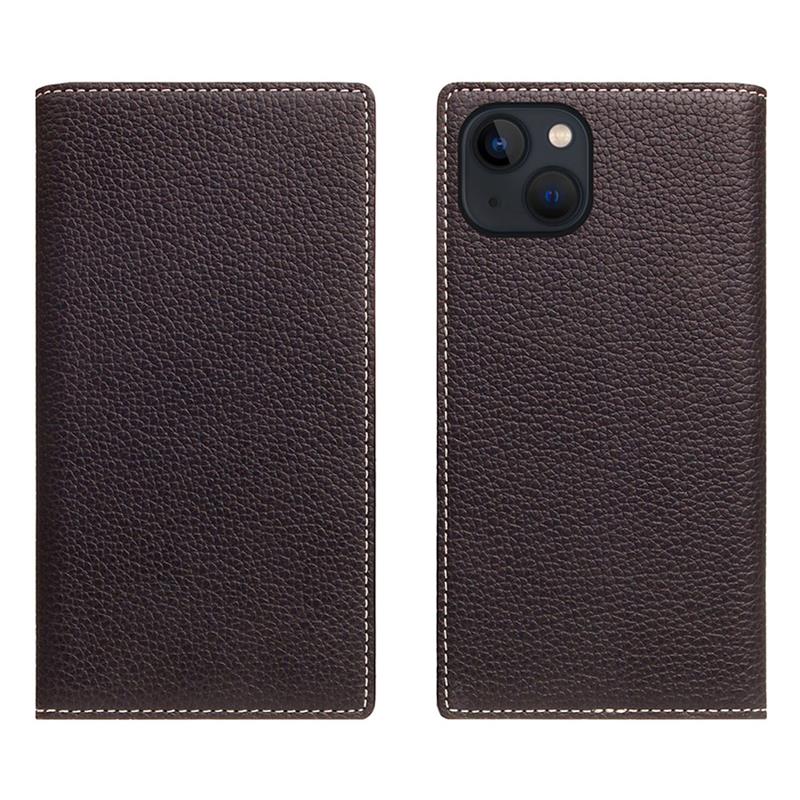SLG Design puzdro D8 Magsafe Full Grain Leather pre iPhone 15 - Brown 