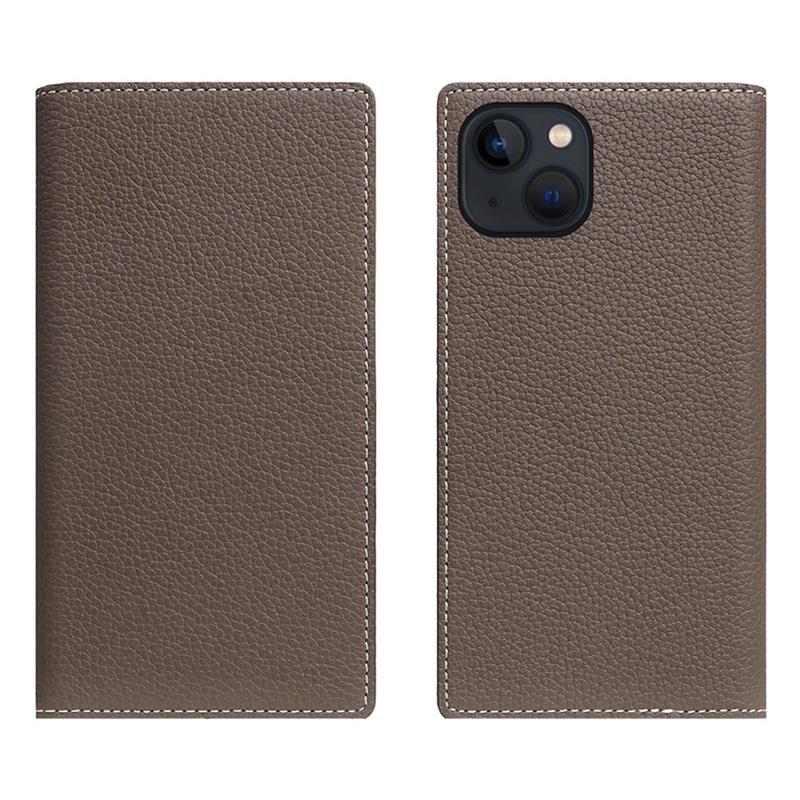 SLG Design puzdro D8 Magsafe Full Grain Leather pre iPhone 15 - Etoff Cream 
