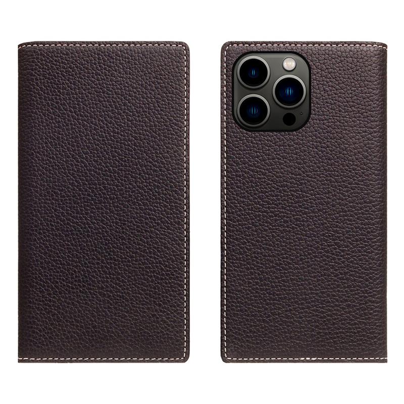 SLG Design puzdro D8 Magsafe Full Grain Leather pre iPhone 15 Pro - Brown 