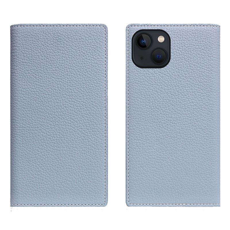 SLG Design puzdro D8 Magsafe Full Grain Leather pre iPhone 15 - Powder Blue 
