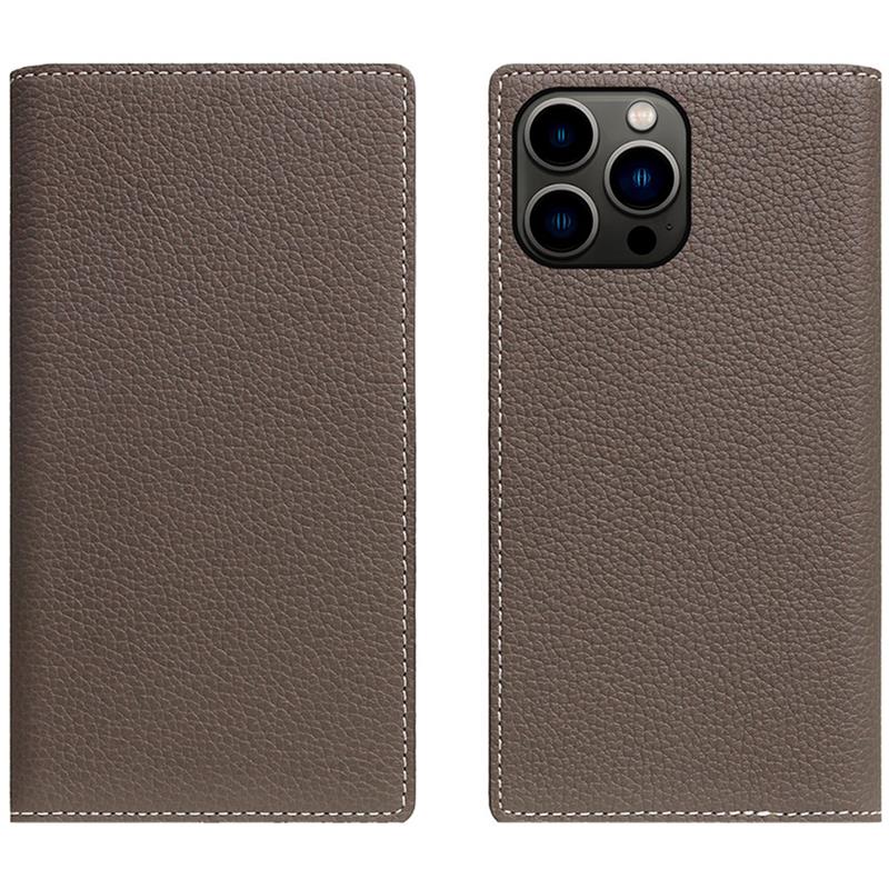 SLG Design puzdro D8 Magsafe Full Grain Leather pre iPhone 15 Pro Max - Etoff Cream 