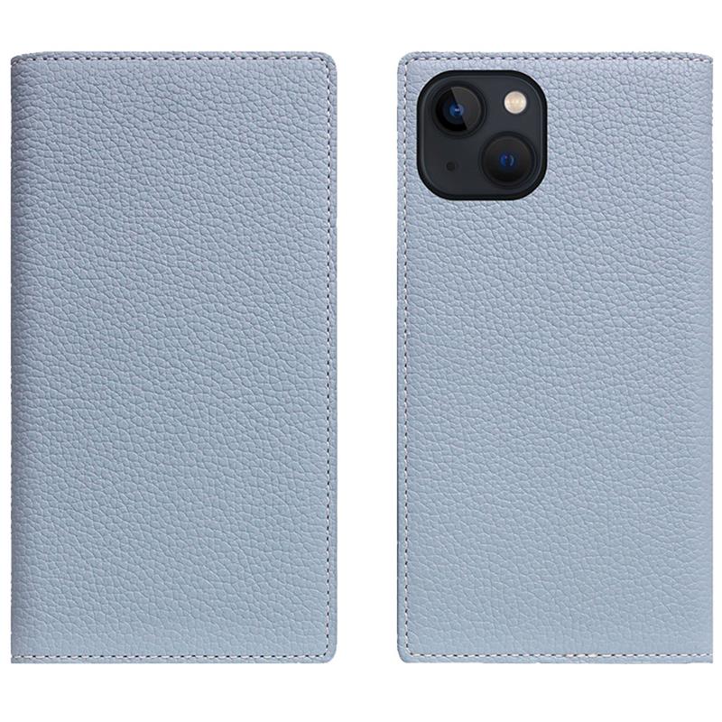 SLG Design puzdro D8 Magsafe Full Grain Leather pre iPhone 15 Plus - Powder Blue 