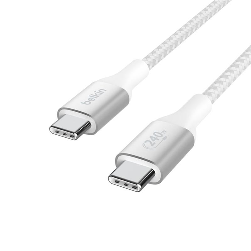 Belkin kábel Boost Charge USB-C to USB-C 1m 240W - White 