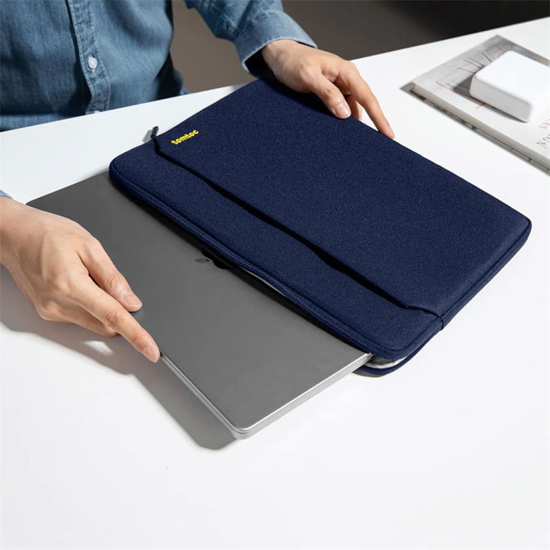 Tomtoc puzdro Light Sleeve pre Macbook Pro 14"/Air 13" - Dark Blue 