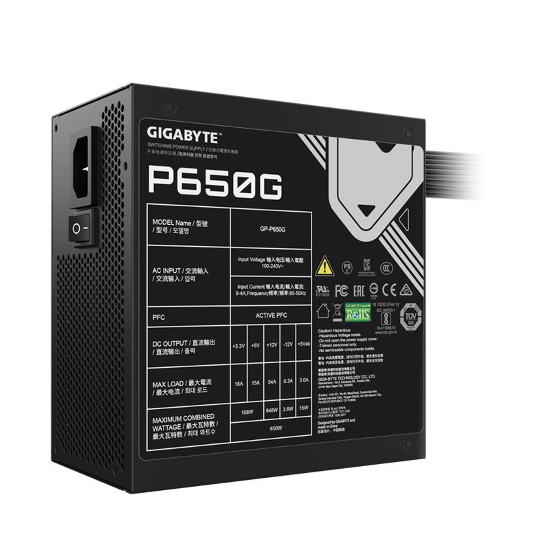 Gigabyte P650G 650W 80+ GOLD 