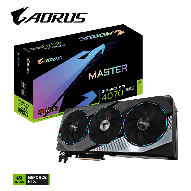 Gigabyte AORUS GeForce RTX 4070 SUPER MASTER 12G 