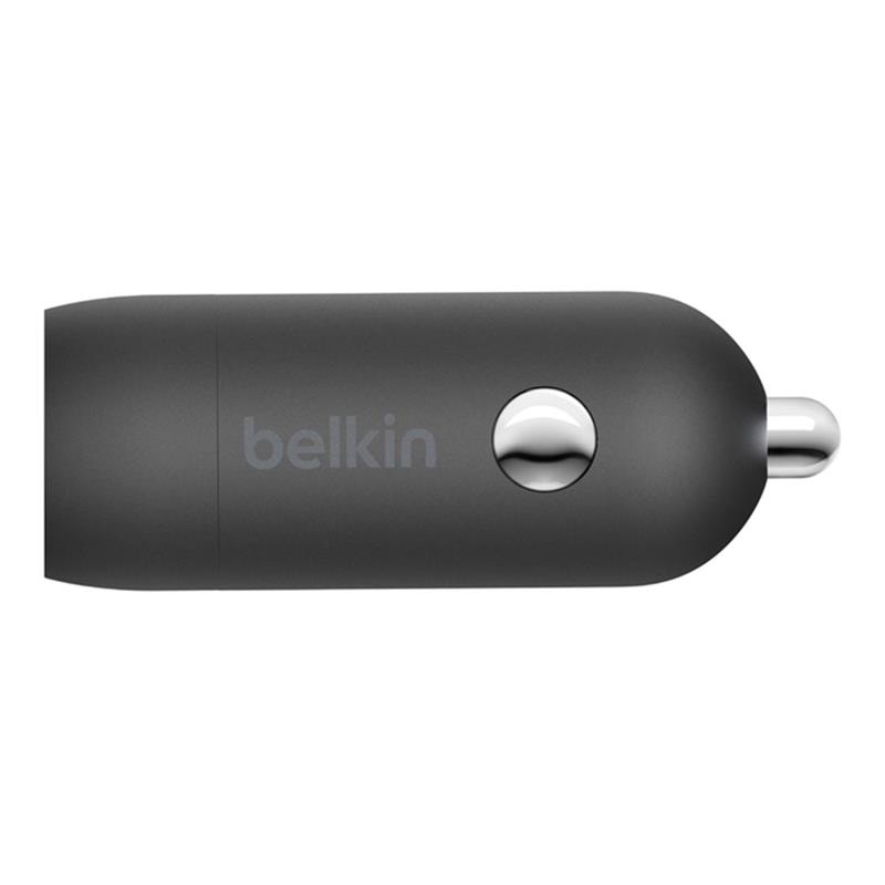 Belkin 30W PD USB-C Car Charger - Black 