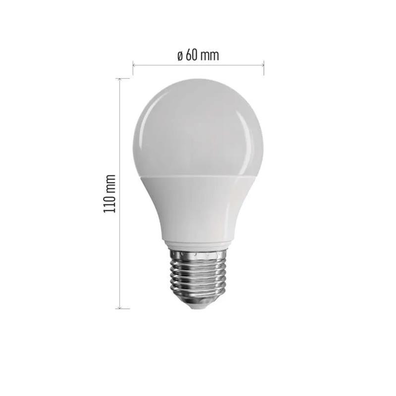EMOS LED žiarovka Classic A60 / E27 / 7,3 W (50 W) / 645 lm / teplá biela 
