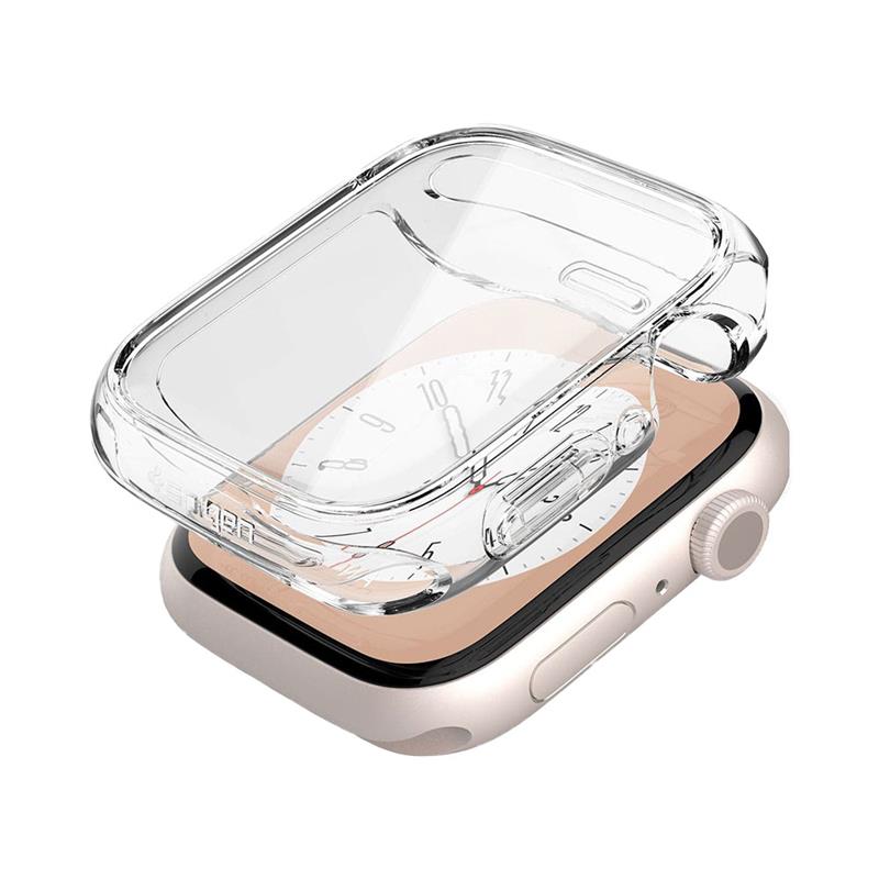 Spigen kryt Ultra Hybrid pre Apple Watch 7/8/9 45mm - Crystal Clear 