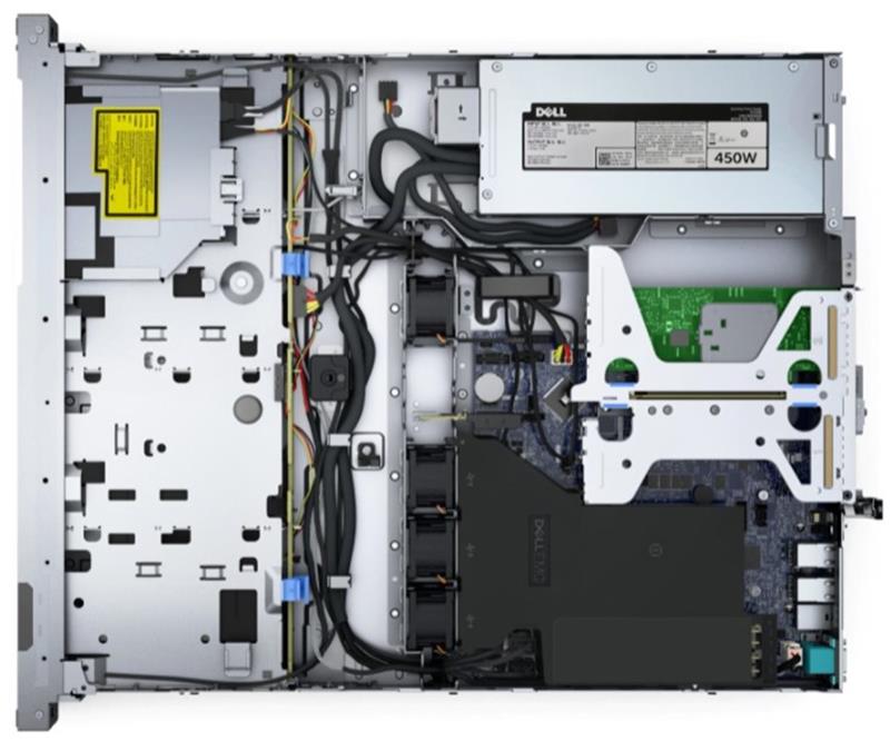 DELL server PowerEdge R250 4x3.5" Hot Plug/E-2334/16GB/1x2TB SATA/H355/iDRAC9 Ent/1x700W/3Y Basic OS 