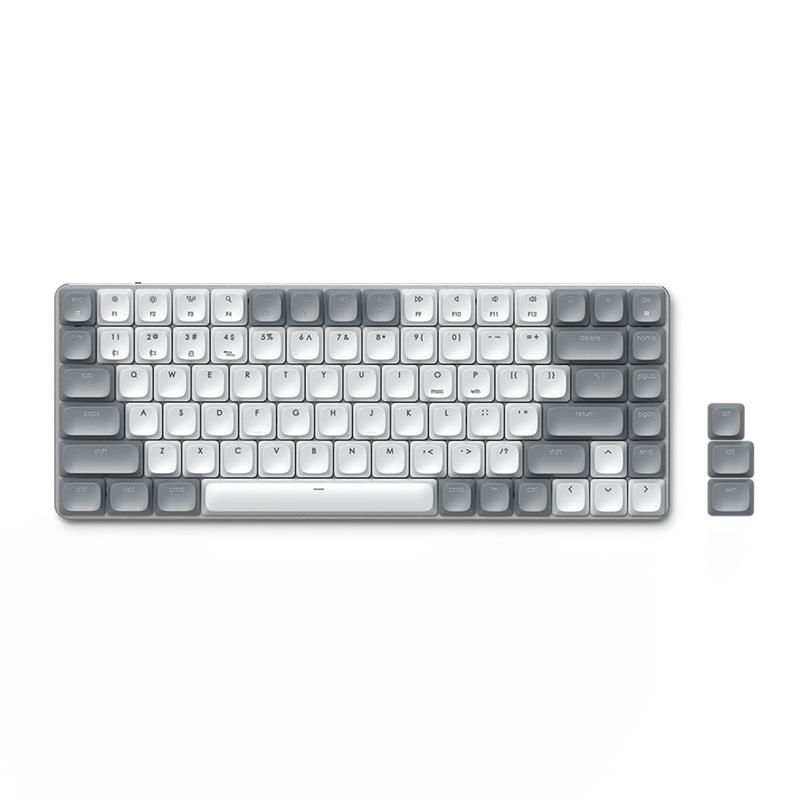 Satechi klávesnica SM1 Slim Mechanical Backlit Bluetooth Keyboard - Light Gray 