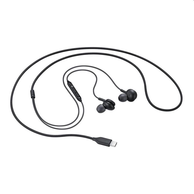 Samsung stereo sluchátka EO-IC100BBE, USB-C, černá 