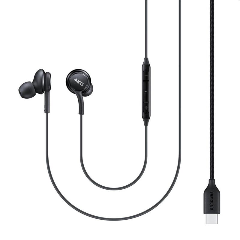 Samsung stereo sluchátka EO-IC100BBE, USB-C, černá 