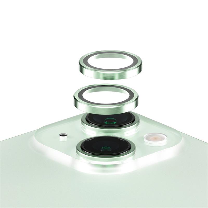 PanzerGlass ochranné sklo Hoops pre iPhone 15/15 Plus - Green 