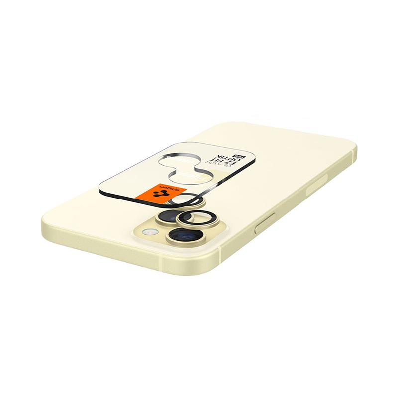 Spigen Optik Pro Lens Protector pre iPhone 15/15 Plus - Yellow 