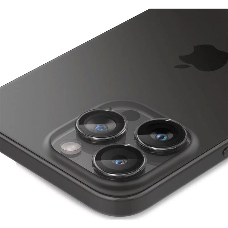 Spigen Optik Pro Lens Protector pre iPhone 15 Pro/15 Pro Max - Crystal Clear 