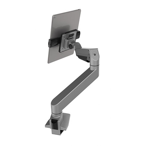 Compulocks Cling Reach Universal Tablet Articulating Arm, Silver/Black 