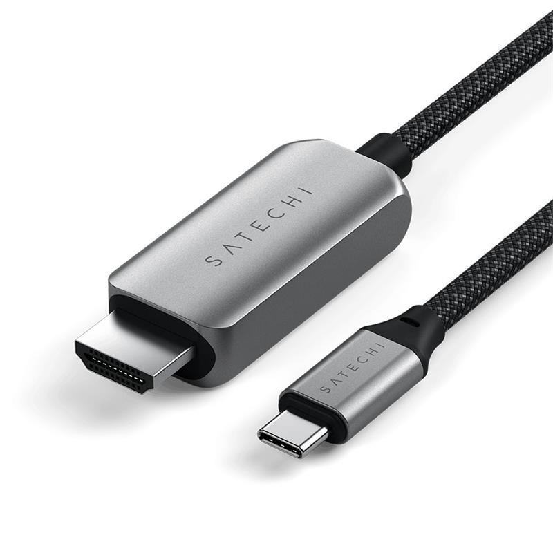 Satechi kábel USB-C to HDMI 2.1 8K 2m - Space Gray 