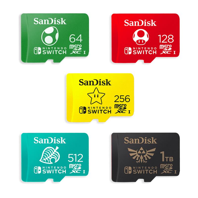 SanDisk Nintendo Switch 128GB microSDXC Card 