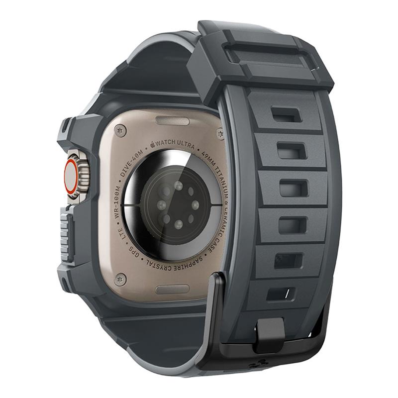 Spigen kryt Rugged Armor Pro pre Apple Watch Ultra 49mm - Dark Gray 