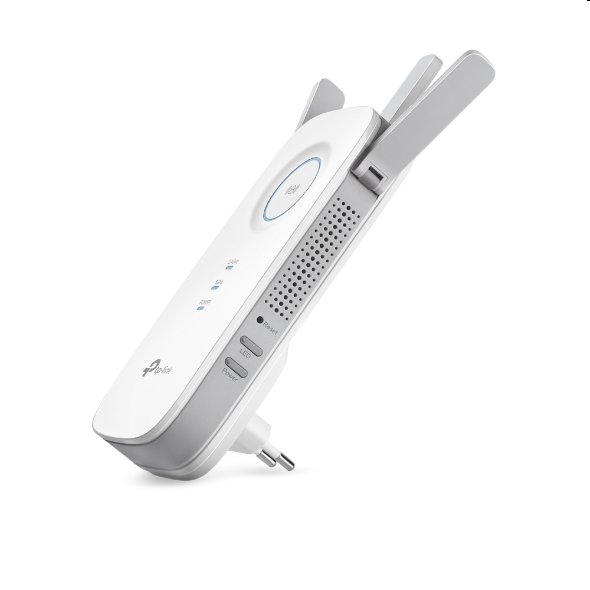 tp-link RE450, Dual Band Wireless Wall Plugged Range Extender, 1750Mbit/s, Gigabit LAN, 3 fixné antény 