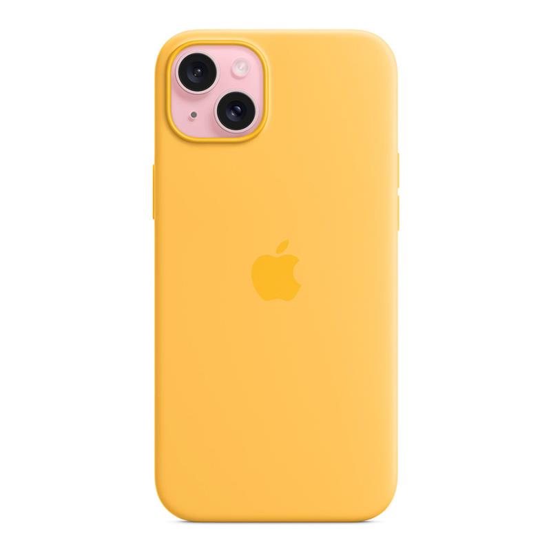 iPhone 15 Plus Silicone Case with MagSafe - Sunshine 