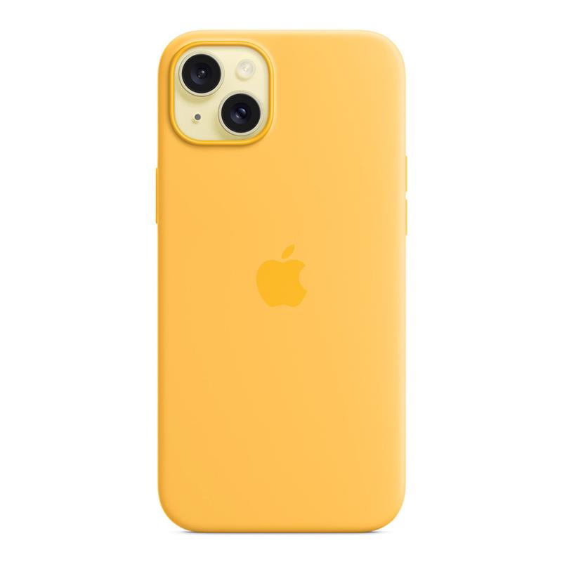 iPhone 15 Plus Silicone Case with MagSafe - Sunshine 