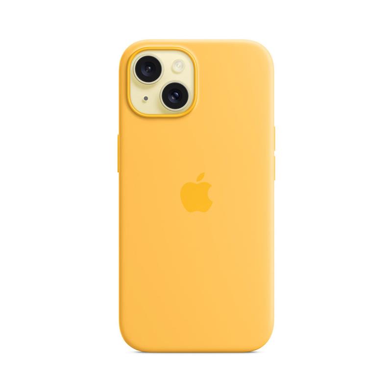 iPhone 15 Silicone Case with MagSafe - Sunshine 