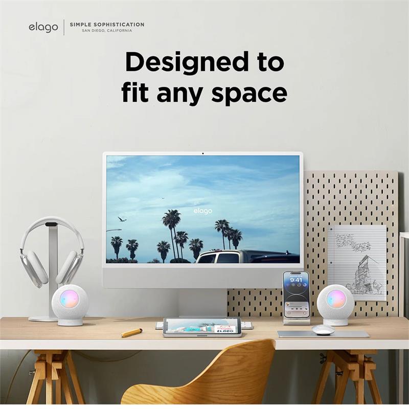 Elago Silicone Stand for HomePod Mini - Black 