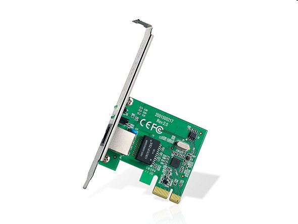 tp-link TG-3468, PCI-E Gigabit Network Adapter, 10/100/1000Mbit/s, Realtek RTL8169SC chip, full profile bracket 