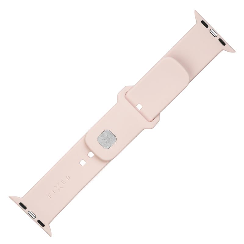 FIXED Silicone Sporty Strap pre Apple Watch 41/40/38 mm, ružový 