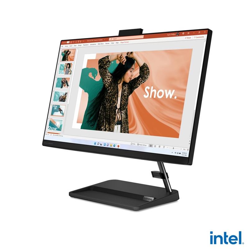 Lenovo IdeaCentre AIO 3 24IAP7 Intel Celeron 7305 8GB 512GB-SSD 23.8"FHD IPS AG IntelUHD Win11Home Black 