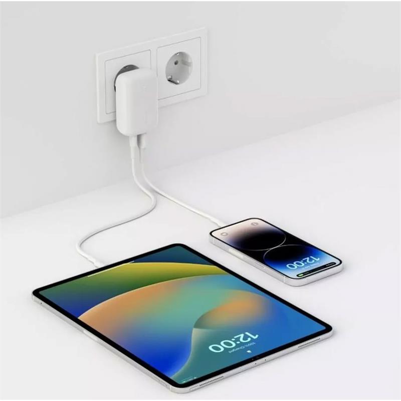 Belkin 42W PD Dual AC nabíjačka 30W USB-C & 12W USB-A - White 