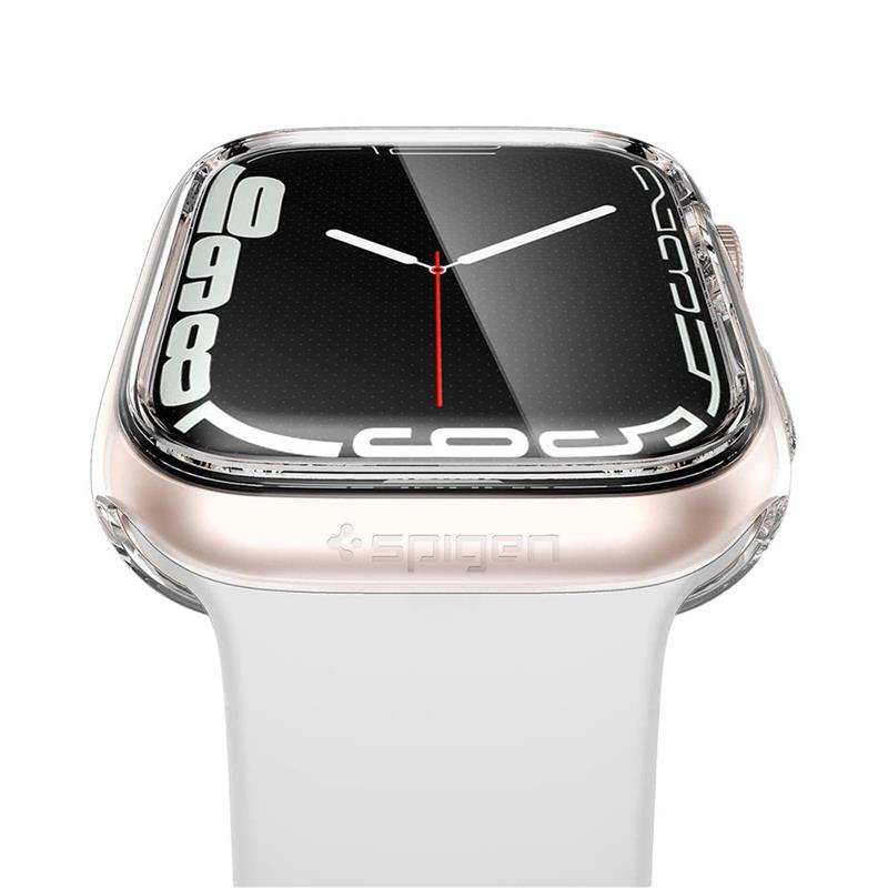 Spigen kryt Ultra Hybrid pre Apple Watch 7/8/9 41mm - Crystal Clear 