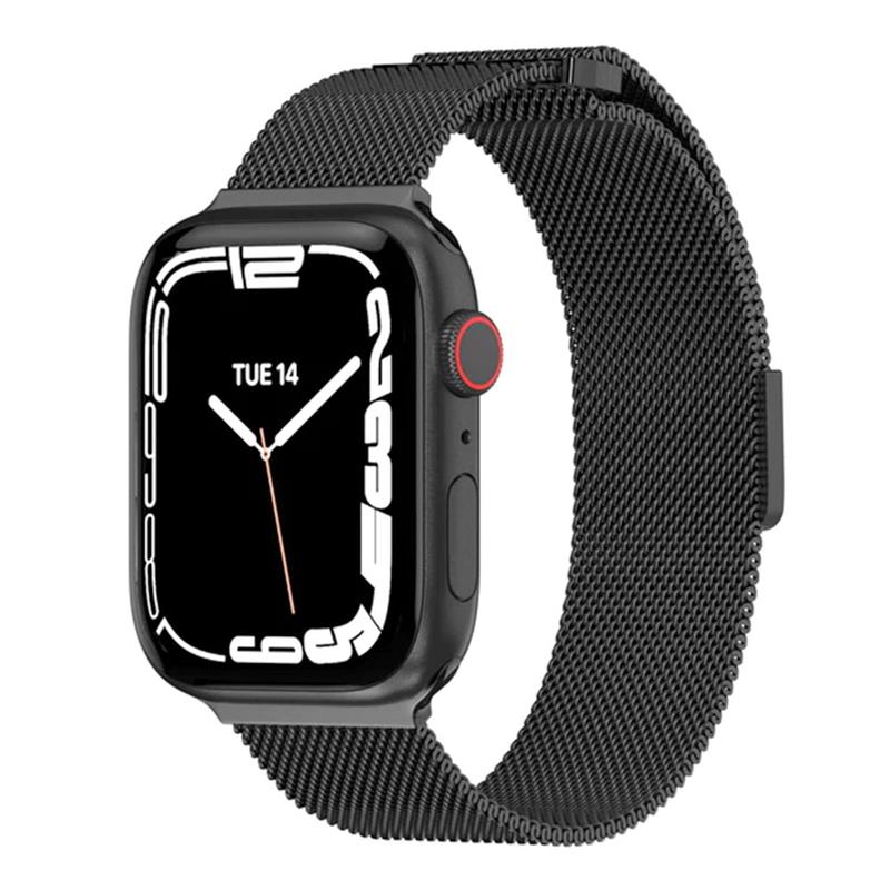 SwitchEasy remienok Mesh Stainless Steel pre Apple Watch 44/45/46mm - Black 