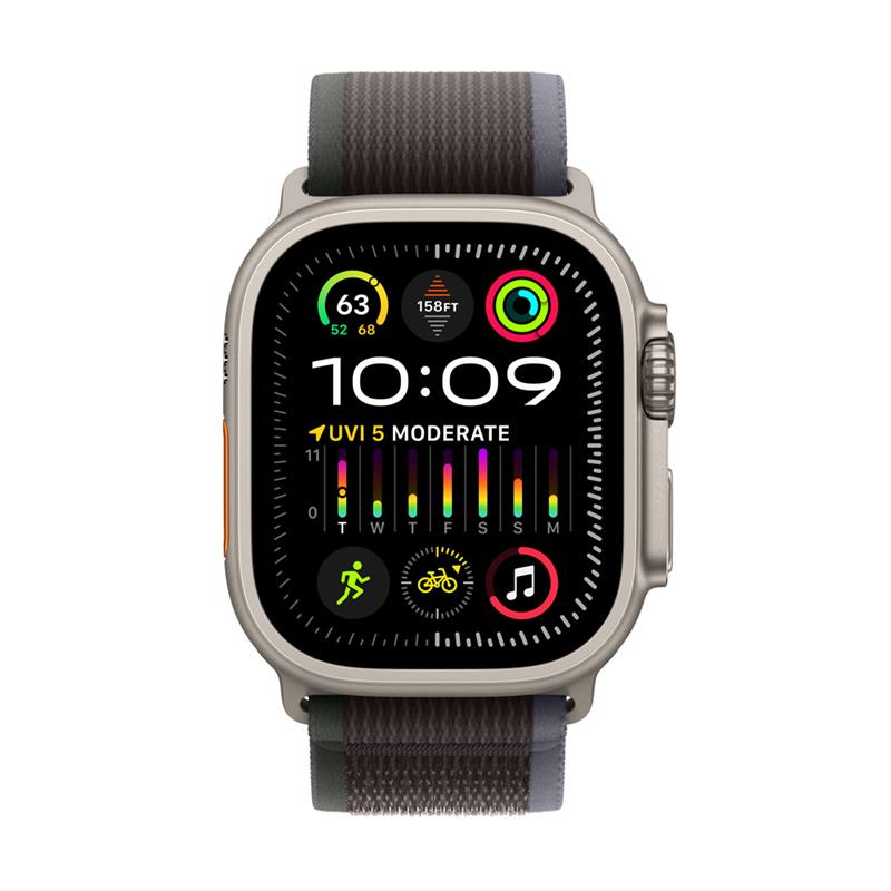 Apple Watch Ultra 2 GPS + Cellular, 49mm Titanium Case with Blue/Black Trail Loop - M/L *Rozbalený* 