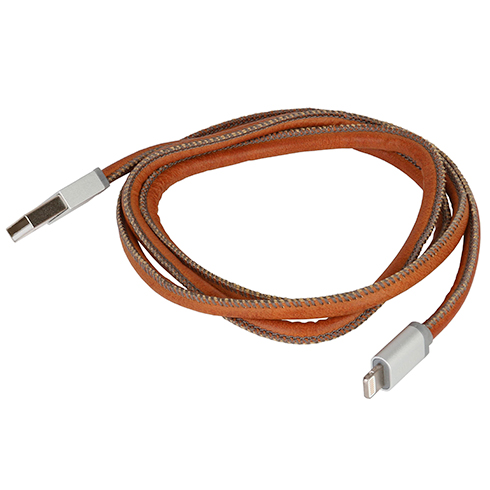 PlusUs kábel LifeStar Premium Lightning to USB 1m - Silver/Dark Grey 