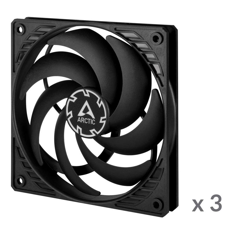 Arctic ventilátor P12 Slim PWM PST 3ks balenie 