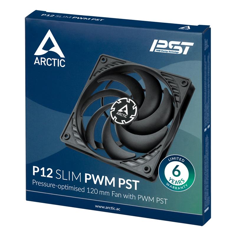 Arctic ventilátor P12 Slim PWM PST 