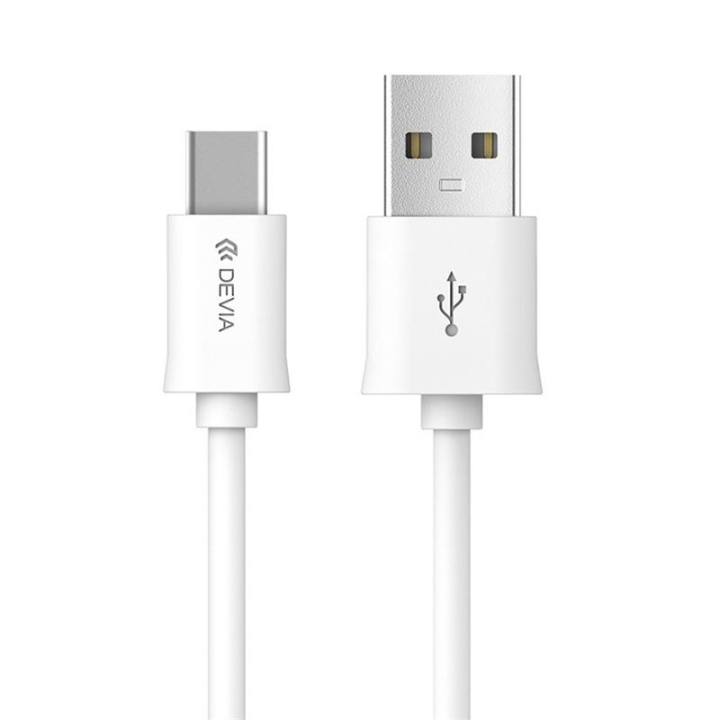 Devia kábel USB-A to USB-C Smart Series Cable 1m - White 