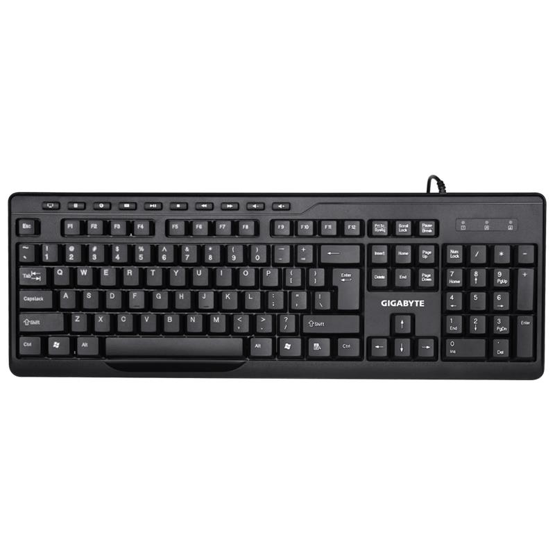 Gigabyte KM6300M Wired combo set keyboard US + mouse (up to 1000dpi) 