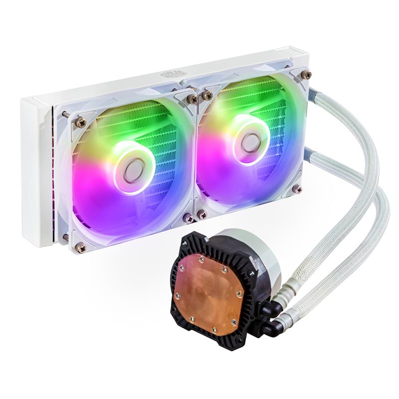 COOLER MASTER CPU Liquid cooler CPU MasterLiquid ML240L Core ARGB V2 White 